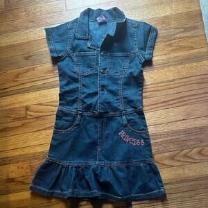 Y2K Denim Princess Dress 2 be Real Size 14/16